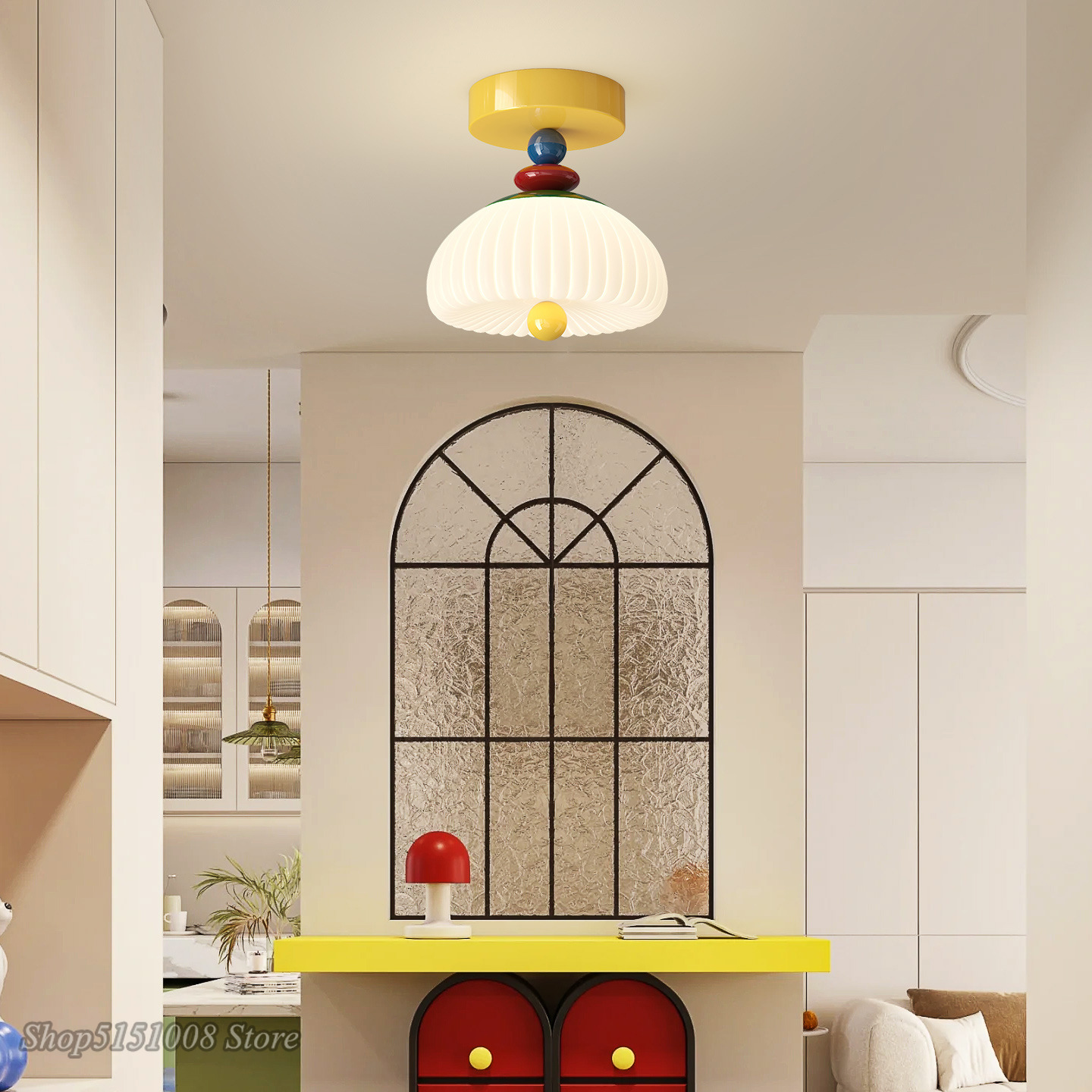 Girl Boy Children's Room  LED  - مراجعة Baby Nursery Yellow Walls وسعره