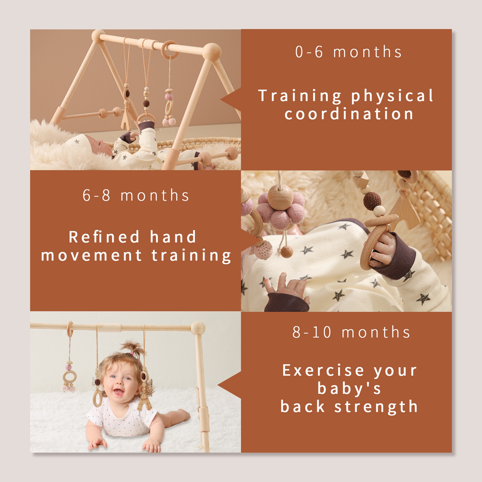 Baby Wooden Toys Play Gym Ordi - مراجعة Baby Nursery Game وسعره