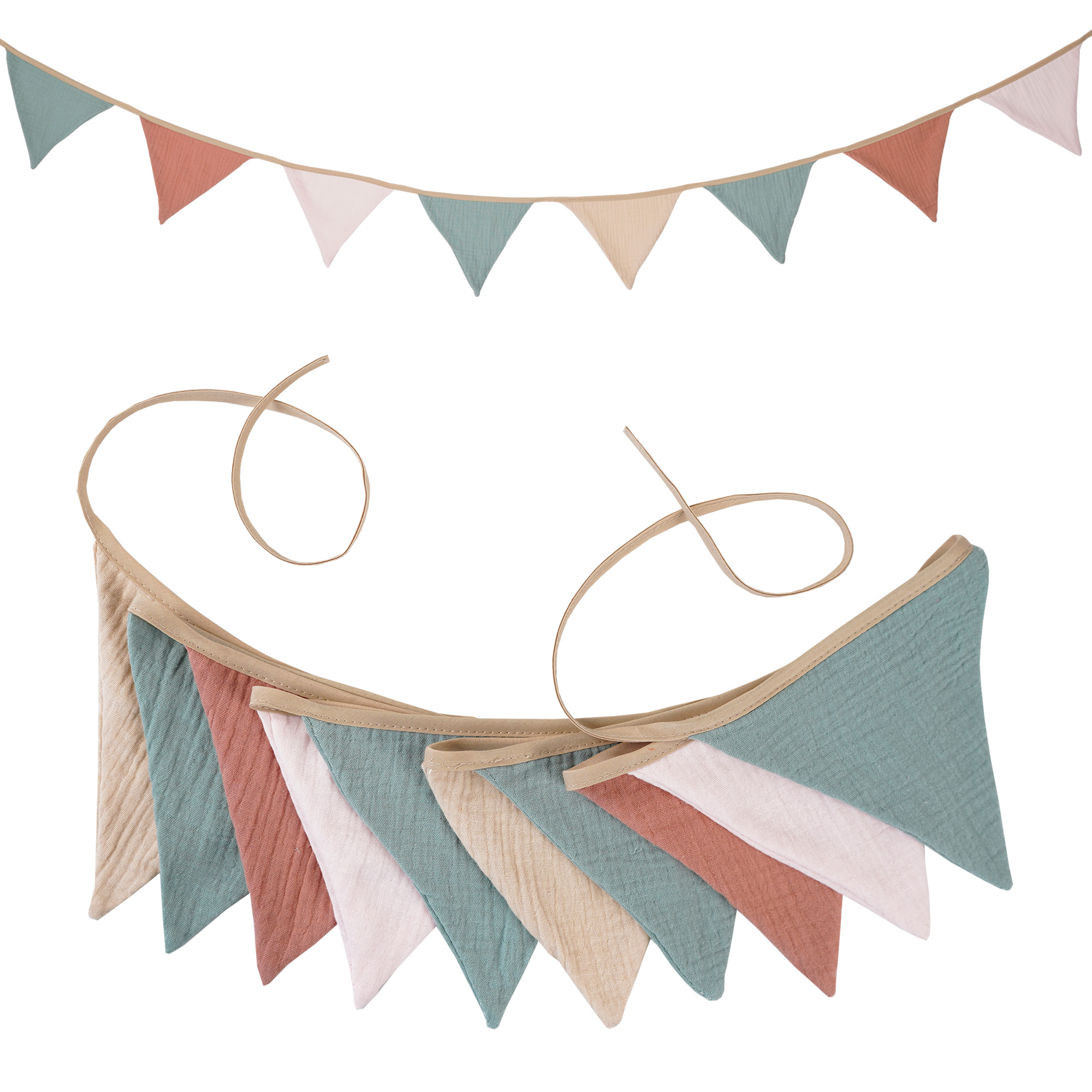 2.6M Nursery Fabric Bunting 10 - مراجعة Baby Nursery Home وسعره