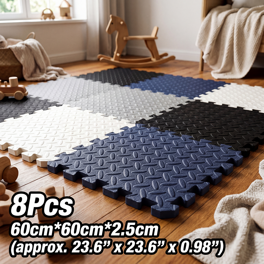 8Pcs Thickness 2.5cm Baby Play - مراجعة Baby Nursery Mat وسعره