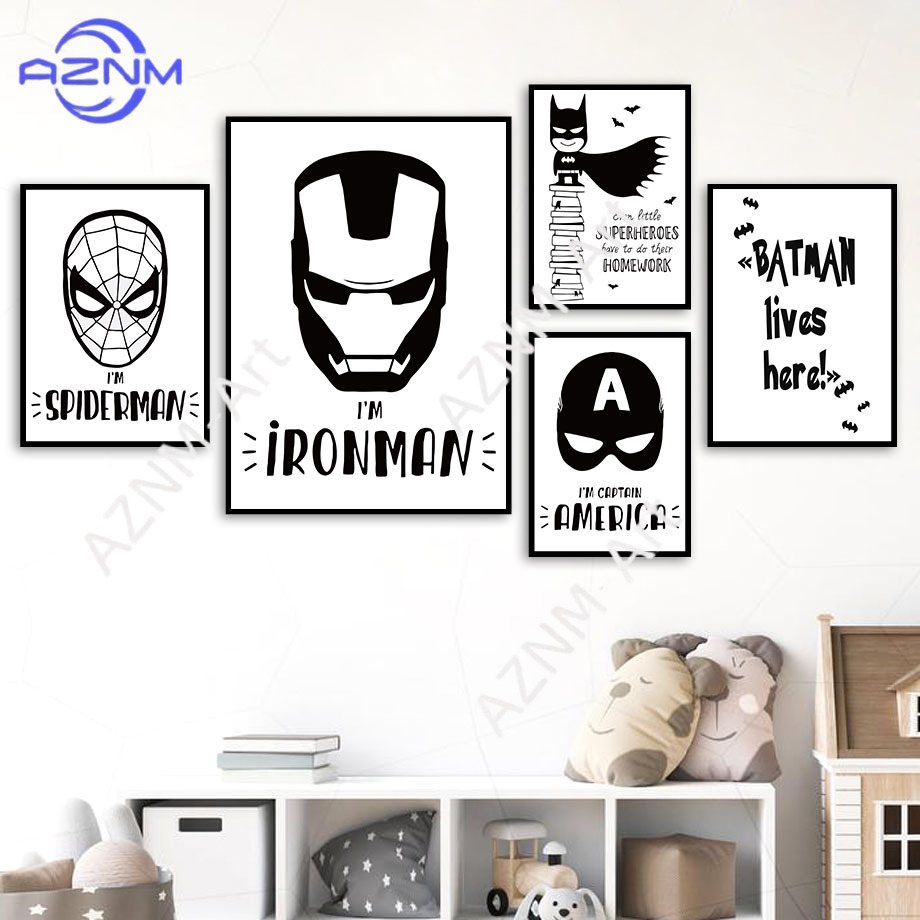 Wall Art Canvas Painting Bat C - مراجعة Baby Nursery Decor Boy وسعره