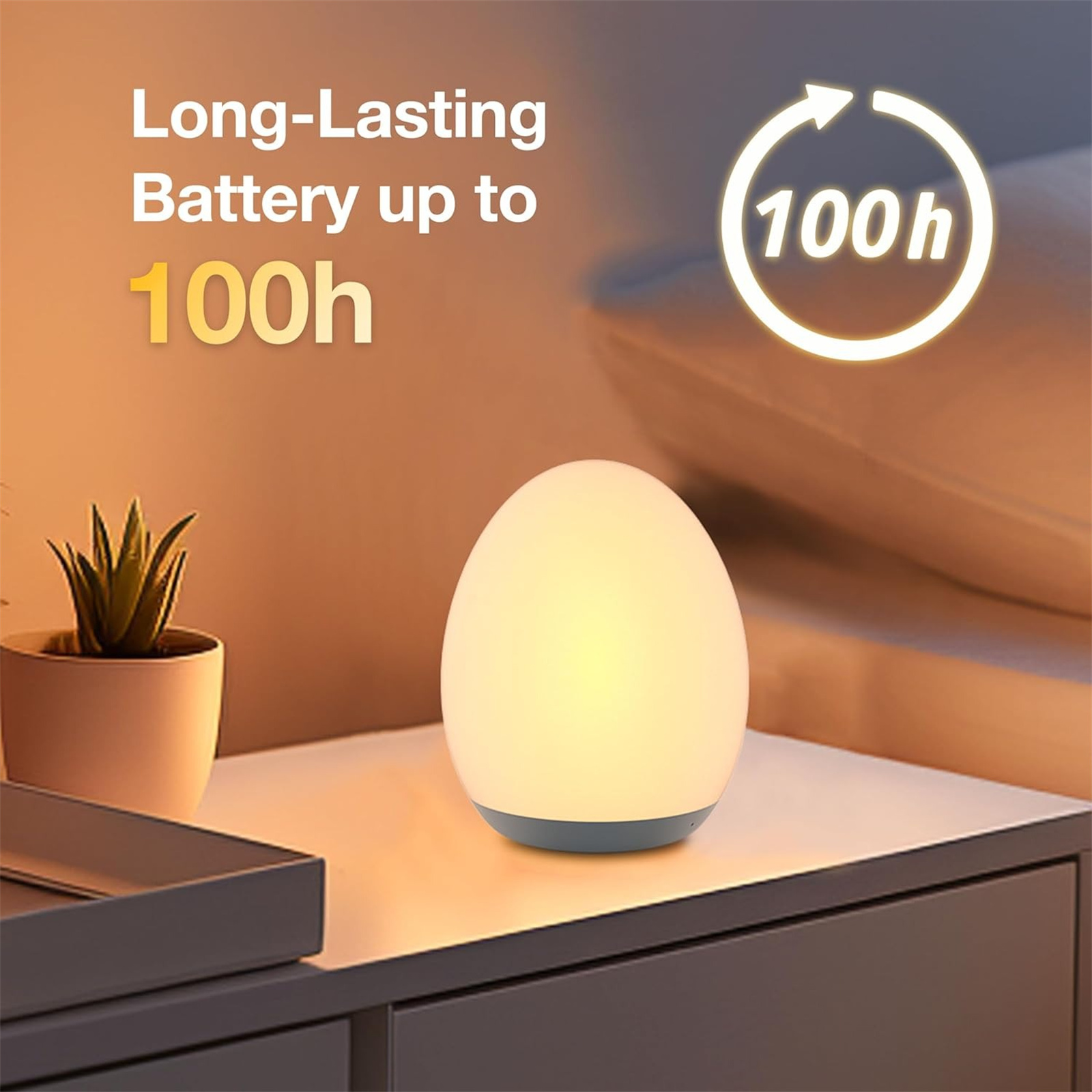 LED Night Lights USB Rechargea - مراجعة Baby Nursery Night Light وسعره