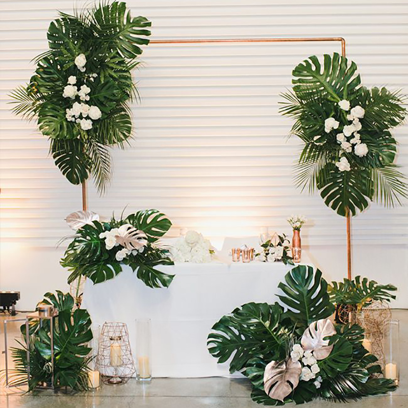 Artificial Tropical Palm Leave - مراجعة Baby Nursery Jungle Theme وسعره